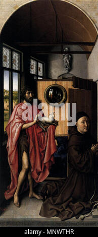 Die Werl Altarbild. linken Flügel. 1438. 1067 Robert Campin - Werl Altarbild (linker Flügel) - WGA 14438 Stockfoto