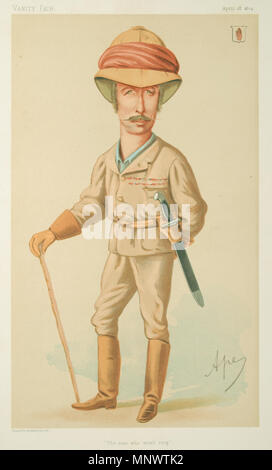 . Männer des Tages Nr. 86: Karikatur von Sir Garnet Wolseley Bt KCB. Bildunterschrift lautet: "Der Mann, der nicht aufhören wird". 18. April 1874. 'Ape' Carlo Pellegrini (1839-1889) Alternative Namen Singe, Ape Beschreibung italienische Künstler und Karikaturist Geburtsdatum / Tod am 25. März 1839 vom 22. Januar 1889 Ort der Geburt / Todes Capua in London arbeiten Standort London Authority control: Q 935877 VIAF: 91408204 ISNI: 0000 0001 1684 9584 ULAN: 500106277 94116782 LCCN: n NLA: 35070756 WorldCat 1272 Garnet Joseph Wolseley, Vanity Fair, 1874-04-18 Stockfoto
