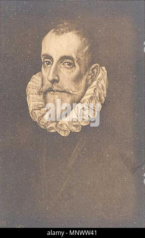 Rodrigo Vázquez de Arce. Español: Retrato del político y diplomático español Rodrigo Vázquez de Arce († 1599), Que llegó a ser Presidente de los Consejos de Castilla y de Hacienda y Embajador de Portugal. Esta obra es una Copia anónima de un retrato pintado Por El Greco. . Ca. 1590. 1069 RodrigoVazquez Stockfoto