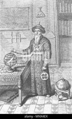 . Englisch: ein Portrait von Vater Johann Adam Schall von Bell, Freund und Hofastronom, Qing Kaiser Shunzhi. Datum unbekannt, vor 1666. Unbekannt 1099 Schall Stockfoto