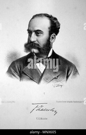 OLYMPUS DIGITALKAMERA. English: Philipp von Zeleski (1836-1911), österreichischer Wirtschaftsvereinigung Stahl, Abgeordneter zum Reichsrat und Mitglied des Herrenhauses. Lithographie von Adolf Dauthage, Ca. 1880. ca. 1880. Adolf Dauthage (1825-1883) 982 Philipp von Zeleski Litho Stockfoto