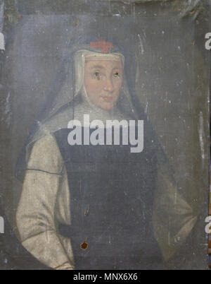 1185 Theodora Pauli Äbtissin des Klosters Adersleben Stockfoto