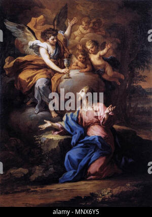 Englisch: Christus im Garten Gethsemane 1746. 1108 Sebastiano Conca - Christus im Garten Gethsemane - WGA 05175 Stockfoto