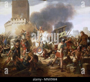 1119 Belagerung von Paris (885 - 886) Stockfoto