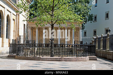 Gernika (Guernica) Parlament, die Montage Haus, Baum des Gernike, Vizcaya, Baskenland, Spanien; Stockfoto