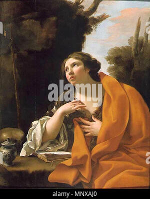 Deutsch: Das reuige Magdalena ca. 1630. 1122 Simon Vouet - der Pönitent Magdalen - WGA 25365 Stockfoto