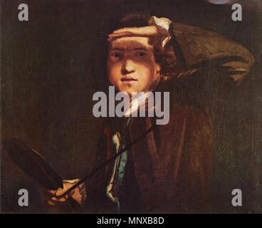 Selbstportrait. Alternative Titel (s): Sir Joshua Reynolds ca. 1748 (1747-1749). 1125 Sir Joshua Reynolds 012 Stockfoto