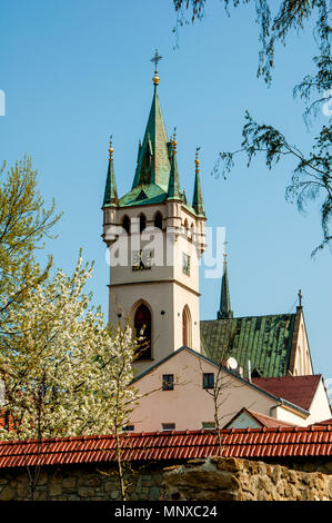 St. Mikulas Pfarrkirche in Humpolec Stadt, Tschechische Republik Stockfoto