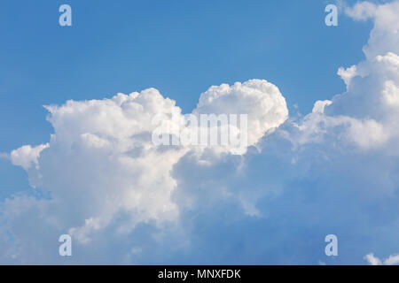 Wolken über Burlington, Iowa Stockfoto