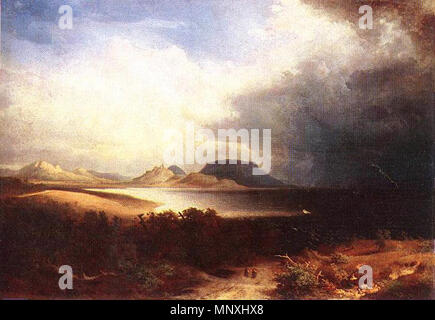 1156 Sándor Brodszky - Blick auf den Plattensee (Sturm) - WGA 03219 Stockfoto