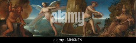 . Englisch: Die Vier Elemente 1174 Die Vier Elemente Stockfoto