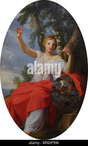 Englisch: Die Muse Urania zwischen 1646 und 1647. 1178 Die Muse Urania von Eustache Le Sueur Stockfoto