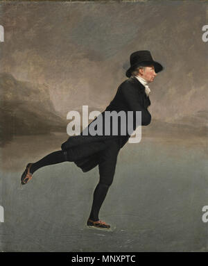 Sir Henry Raeburn Deutsch: Das Skaten Minister 1790s. 1181 Skating Minister Stockfoto