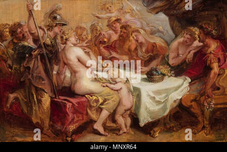 Die Hochzeit von Peleus und Thetis 1636. 1182 Die Hochzeit von Peleus und Thetis von Peter Paul Rubens Stockfoto