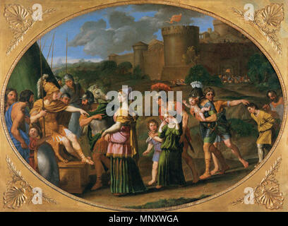 . 1194 Timoclea vor Alexander der Große von Domenichino Stockfoto