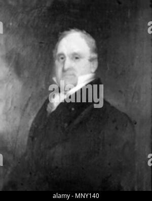 . Portrait Gemälde mit dem Titel "Der Herr Abgeordnete James Lanman (1769), B.A. 1788, M.A. 1791'. Datum unbekannt. 1211 US-Senator James Lanman Stockfoto