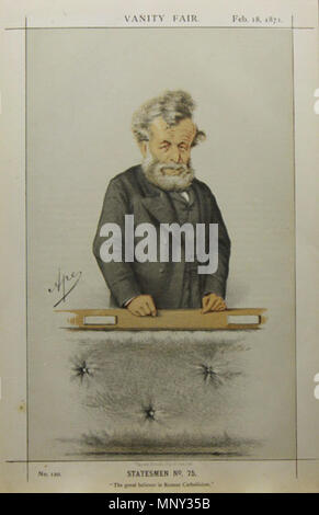 . Karikatur von George Hammond Whalley (1813-1878). Bildunterschrift lesen ' Die große Glaubende in der Römische Katholizismus". circa. 1870-1871 (18. Februar 1871 veröffentlicht). Carlo Pellegrini (1839-1889) Alternative Namen Singe, Ape Beschreibung italienische Künstler und Karikaturist Geburtsdatum / Tod am 25. März 1839 vom 22. Januar 1889 Ort der Geburt / Todes Capua in London arbeiten Standort London Authority control: Q 935877 VIAF: 91408204 ISNI: 0000 0001 1684 9584 ULAN: 500106277 94116782 LCCN: n NLA: 35070756 WorldCat 1256 George Hammond Whalley Vanity Fair vom 18. Februar 1871 Stockfoto