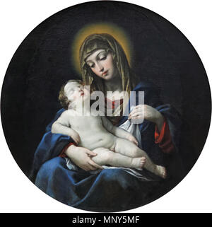 1233 Vierge à l'Enfant, Gessi (Louvre INV523) 04 Stockfoto