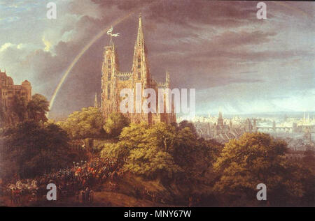 . Schinkels Bild. 1815. Karl Friedrich Schinkel (1781 - 1841) Alternative Namen Carl Friedrich Schinkel; K. F. Schinkel, Karl Friedrich Schinkel, Karl P. Schinkel; c. F. Schinkel Beschreibung deutscher Architekt und Maler Geburtsdatum / Tod 13. März 1781 vom 9. Oktober 1841 Ort der Geburt / Todes Neuruppin Berlin Authority control: Q 151759 VIAF: 17298593 ISNI: 0000 0001 0855 5224 ULAN: 500028174 81068088 LCCN: n NLA: 35480385 WorldCat 1237 Villemedievaleauborddunfleuve Stockfoto