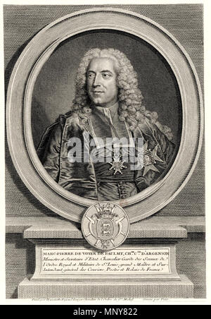 . Français: Marc-Pierre de Voyer de Paulmy d'Argenson (1696-1764), Homme politique Français. Englisch: Marc-Pierre de Voyer de Paulmy d'Argenson (1696-1764), französischer Politiker. . Ca. 1763. 2013-06-13 Für hochladen. Gilles Edme Petit (1694-1760) Alternative Namen Petit; Gilles-Edme Petit Beschreibung französischen Graveurs Datum der Geburt / Tod 1694 1760 Ort der Geburt / Todes Paris Paris Authority control: Q 26247959 VIAF: 10118113 ISNI: 0000 0000 8339 2273 ULAN: 500129501 97863067 LCCN: n GND: 12441446 X WorldCat für die Gravur. Nach Hyacinthe Rigaud (1659-1743) Alternative Namen Stockfoto