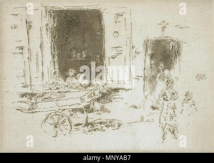 Digitale Erfassung der Barrow, Brüssel 1887. 1257 Whistler - Barrow, Brüssel Stockfoto