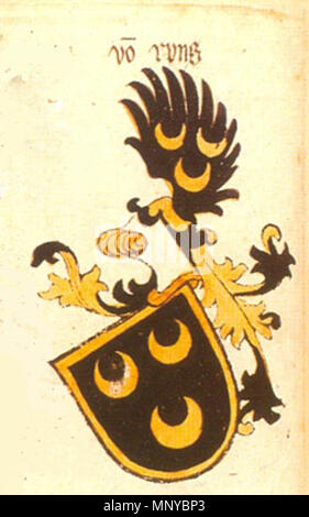 . Ingeram-Codex der ehemaligen Bibliothek Cotta läuft aus: freigestellt. 1459. Hans Ingeram und ein sogenanntes Exempla-Master 1276 XIngeram Codex 129 c - läuft Stockfoto