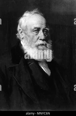 . Englisch: Portrait (dunkel hinterlegt) von William Forbes Skene, legendären schottischen Historiker. 1888. 1265 William Forbes Skene Stockfoto