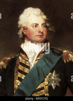 König Wilhelm IV. Admiral der Herzog von Clarence (später König William IV) (1765-1837) in voller Uniform. 1805. Sir Martin Archer Shee (1769-1850) 1266 Wilhelm IV. Stockfoto