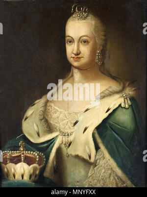 . Englisch: Porträt der Gräfin von der Pfalz Elisabeth Auguste von Pfalz-sulzbach (1721-1794). 18. 1284 Ziesenis, nach -, Kurfürstin Elisabeth Auguste von der Pfalz Stockfoto