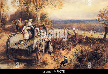 . Englisch: Aquarell. Datum unbekannt. Myles Birket Foster (1825-1899) Alternative Namen Myles Birkett fördern; Birket Foster; Meilen fördern Beschreibung englischer Maler und Illustrator Datum der Geburt / Tod vom 4. Februar 1825 27. März 1899 Ort der Geburt / Todes North Shields, Northumberland Weybridge, Surrey Arbeitsort Niederlande (1869), Rotterdam (1869), Den Haag (1869), Amsterdam (1869); Dordrecht (1869) Kontrolle: Q 1738050 VIAF: 34499263 ISNI: 0000 0001 1024 607 X ULAN: 500021811 85368782 LCCN: n NLA: 35851878 WorldCat 915 Myles Birket Foster - ein Blick auf die Jagdhunde Stockfoto