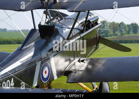 SE5A F904, G-EBIR, Shuttleworth Collection, Old Warden, Bedfordshire, Stockfoto