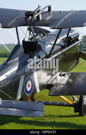 SE5A F904, G-EBIR, Shuttleworth Collection, Old Warden, Bedfordshire, Stockfoto