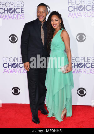 Meagan Good, DeVon Franklin 160 an der People's Choice Awards 2016 auf der Microsoft Theater in Los Angeles. 6. Januar 2016. Meagan Good, DeVon Franklin 160 - - - - - - - - - - - - - Red Carpet Event, Vertikal, USA, Filmindustrie, Prominente, Fotografie, Bestof, Kunst, Kultur und Unterhaltung, Topix Prominente Fashion/Vertikal, Besten, Event in Hollywood Leben - Kalifornien, Roter Teppich und backstage, USA, Film, Stars, Film Stars, TV Stars, Musik, Promis, Fotografie, Bestof, Kunst, Kultur und Unterhaltung, Topix, Vertikal, Familie von aus dem Jahr 2016, Anfrage Stockfoto