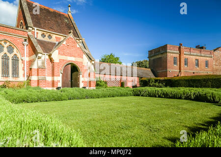 Die Gedenkstätte Grabstätte bei Stanbrook Abbey, Worcestershire Stockfoto