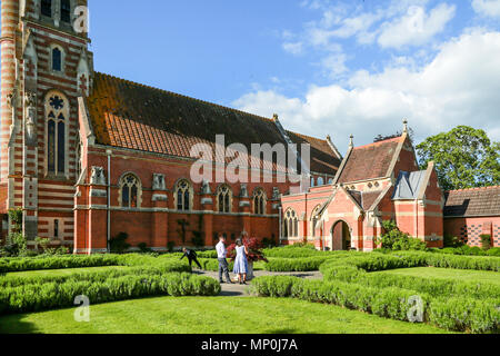 Die Gedenkstätte Grabstätte bei Stanbrook Abbey, Worcestershire Stockfoto