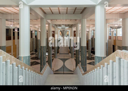 Innenraum foyer des neuen Parlaments Haus, Canberra, Australien Stockfoto