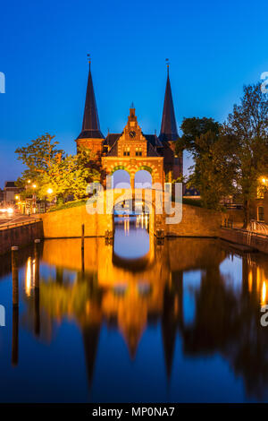 Wasser Tor in Sneek Friesland Niederlande Stockfoto