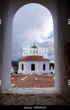 Sicht vom Kloster in Sucre, Bolivien Stockfoto