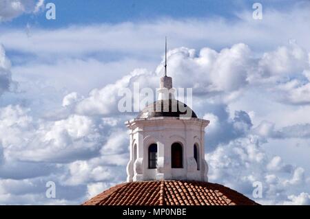 Blick auf San Felipe Neri Kirche in Sucre, Bolivien Stockfoto