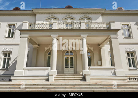 PALANGA, LITAUEN - Juli 05, 2017: Schönes Bernsteinmuseum in Palanga Tiskeviciai Palast und Botanischen Garten in Palanga, Litauen. Stockfoto