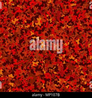 Abstract vector chaotischen beschmutzt nahtlose Muster - Rot und Orange Stock Vektor