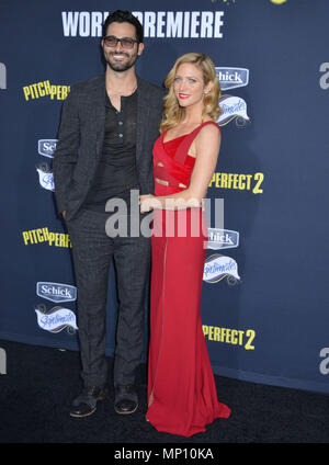 Brittany Snow, Tyler Hoechlin048 am Pitch Perfekte 2 Premiere auf der Nokia Theater in Los Angeles. Mai 8, 2015. Brittany Snow, Tyler Hoechlin 048 - - - - - - - - - - - - - Red Carpet Event, Vertikal, USA, Filmindustrie, Prominente, Fotografie, Bestof, Kunst, Kultur und Unterhaltung, Topix Prominente Fashion/Vertikal, Besten, Event in Hollywood Leben - Kalifornien, Roter Teppich und backstage, USA, Film, Stars, Film Stars, TV Stars, Musik, Promis, Fotografie, Bestof, Kunst, Kultur und Unterhaltung, Topix, Vertikal, Familie von aus dem Jahr 2015, Anfrage tsuni@ Stockfoto