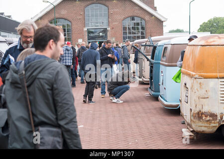 Vintage, retro Volkswagen VW Transorters Stockfoto