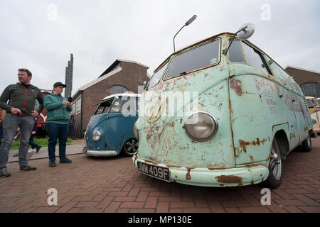 Vintage, retro Volkswagen VW Transorters Stockfoto