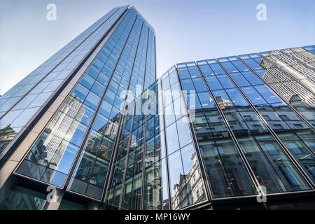 125 Old Broad Street, ehemaliger Standort der London Stock Exchange; Stockfoto