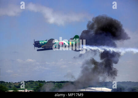 Nakajima B5N, "Kate", "Carrier"-gestützte Torpedobomber am Central Texas Airshow Stockfoto