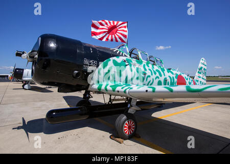 Nakajima B5N, "Kate", "Carrier"-gestützte Torpedobomber am Central Texas Airshow Stockfoto