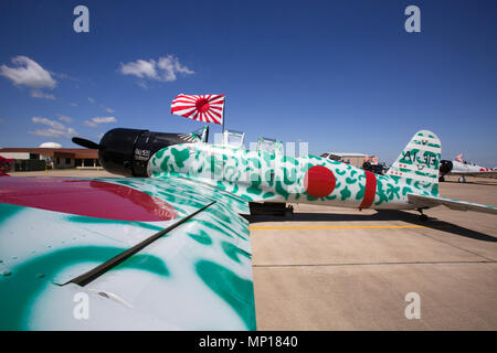 Nakajima B5N, "Kate", "Carrier"-gestützte Torpedobomber am Central Texas Airshow Stockfoto