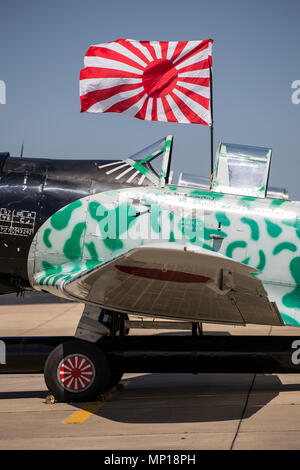 Nakajima B5N, "Kate", "Carrier"-gestützte Torpedobomber am Central Texas Airshow Stockfoto