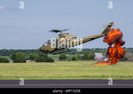 Cobra AH-1Hubschrauber an die zentrale Texas Airshow Stockfoto